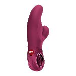 Вібратор-кролик Fun Factory MISS BI Wine Red, 2 незалежні мотори, діаметр 4,2 см - мініатюра 3