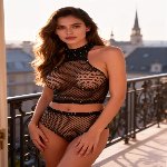 Бодістокінг Passion BS116 black - мініатюра 2