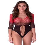 Бодістокінг Passion BS118 black/red - мініатюра 1