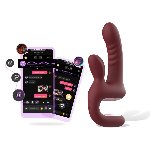 Смарт-пульсатор Magic Motion Magic Duet Bordeaux, подвійний, 10 режимів пульсації, 10 режимів вібрації - мініатюра 2