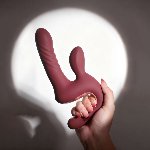 Смарт-пульсатор Magic Motion Magic Duet Bordeaux, подвійний, 10 режимів пульсації, 10 режимів вібрації - мініатюра 14