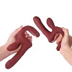 Смарт-пульсатор Magic Motion Magic Duet Bordeaux, подвійний, 10 режимів пульсації, 10 режимів вібрації - мініатюра 6