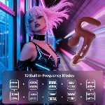 Смарт-пульсатор Magic Motion Magic Duet Bordeaux, подвійний, 10 режимів пульсації, 10 режимів вібрації - мініатюра 16