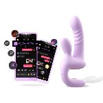 Смарт-пульсатор Magic Motion Magic Duet Purple, подвійний, 10 режимів пульсації, 10 режимів вібрації - мініатюра 2