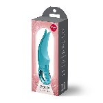 Вібратор для клітора Fun Factory VOLTA Aquamarine, гнучкий подвійний кінчик - мініатюра 8