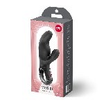 Вібратор-кролик Fun Factory MISS BI Black, 2 незалежні мотори, діаметр 4,2 см - мініатюра 10