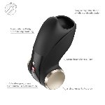 Мастурбатор для головки пеніса Fun Factory COBRA LIBRE II Black, 2 мотори, гра без рук - мініатюра 2