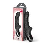 Вібратор для точки G Fun Factory TIGER Black, ребристий, підходить для анальної стимуляції - мініатюра 4