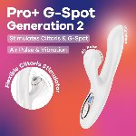 Вакуумний вібратор-кролик Satisfyer Pro+ G-Spot Generation 2 White - мініатюра 7