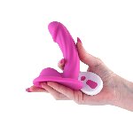 Ділдо з вібрацією NS Novelties Colours - Curve - Vibrating - 5" Dildo - Pink - мініатюра 2