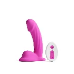 Ділдо з вібрацією NS Novelties Colours - Curve - Vibrating - 5" Dildo - Pink - мініатюра 1