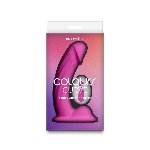 Ділдо з вібрацією NS Novelties Colours - Curve - Vibrating - 6" Dildo - Pink - мініатюра 3