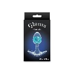 Анальна пробка NS Novelties Cosmic Glams - Small - Blue - мініатюра 3