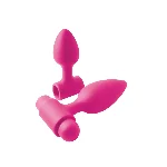 Анальна пробка з вібрацією NS Novelties INYA - Vibe-O-Spades -Pink - мініатюра 1