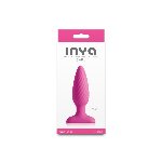Анальна пробка з вібрацією NS Novelties INYA - Swirl - Pink - мініатюра 3