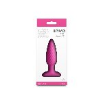 Анальна пробка з вібрацією NS Novelties INYA - Swirl - Pink - мініатюра 4