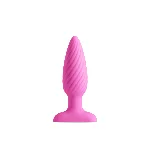 Анальна пробка з вібрацією NS Novelties INYA - Swirl - Pink - мініатюра 1