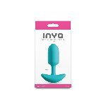 Анальна пробка з вібрацією NS Novelties INYA - Pulse - Teal - мініатюра 3
