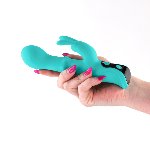 Вібратор-кролик NS Novelties INYA - Cyberluxe - Aqua - мініатюра 2