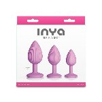 Набір анальних пробок NS Novelties INYA - Triple Ace Kit - Blush - мініатюра 3