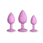 Набір анальних пробок NS Novelties INYA - Triple Ace Kit - Blush - мініатюра 1