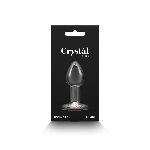 Скляна анальна пробка NS Novelties Crystal - Desires - Red Heart - Small - мініатюра 4