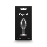 Скляна анальна пробка NS Novelties Crystal - Desires - Red Heart - Medium - мініатюра 4