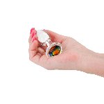 Скляна анальна пробка NS Novelties Crystal - Desires - Rainbow Gem - Small - мініатюра 2