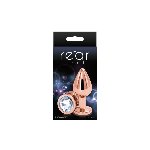 Анальна пробка NS Novelties Rear Assets - Rose Gold - Medium - Clear - мініатюра 2