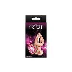 Анальна пробка NS Novelties Rear Assets - Rose Gold Heart - Medium - Pink - мініатюра 2