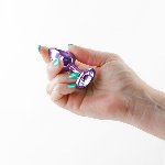 Анальна пробка NS Novelties Rear Assets - Small - Purple - мініатюра 2
