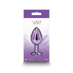 Анальна пробка NS Novelties Rear Assets - Medium - Purple - мініатюра 4