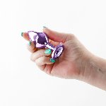 Анальна пробка NS Novelties Rear Assets - Medium - Purple - мініатюра 2
