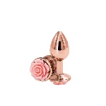 Анальна пробка NS Novelties Rear Assets - Rose - Small - Pink - мініатюра 1