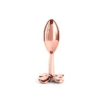Анальна пробка NS Novelties Rear Assets - Clover - Rose Gold - мініатюра 1