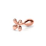 Анальна пробка NS Novelties Rear Assets - Clover - Rose Gold - мініатюра 2