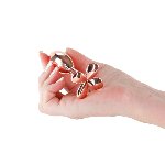 Анальна пробка NS Novelties Rear Assets - Clover - Rose Gold - мініатюра 3