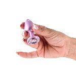 Анальна пробка NS Novelties Rear Assets - Iridescent Pink - Small - Pink - мініатюра 2