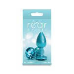 Анальна пробка NS Novelties Rear Assets - Iridescent Teal - Small - Teal - мініатюра 3