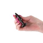 Анальна пробка NS Novelties Rear Assets - Tapered - Small - Gunmetal - Black - мініатюра 2