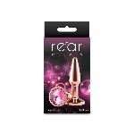 Анальна пробка NS Novelties Rear Assets - Tapered - Small - Rose Gold - Pink - мініатюра 3