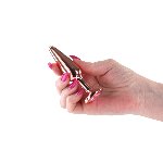 Анальна пробка NS Novelties Rear Assets - Tapered - Medium - Rose Gold - Pink - мініатюра 2