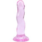Набір фалоімітаторів Doc Johnson Crystal Jellies - Dong Starter Set - Purple, Pink, Green - мініатюра 10