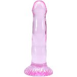 Набір фалоімітаторів Doc Johnson Crystal Jellies - Dong Starter Set - Purple, Pink, Green - мініатюра 7
