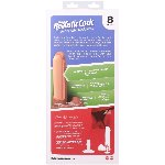 Фалоімітатор Doc Johnson The Realistic Cock ULTRASKYN - 8 Inch with Balls Caramel - мініатюра 11