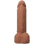 Фалоімітатор Doc Johnson The Realistic Cock ULTRASKYN - 8 Inch with Balls Caramel - мініатюра 4