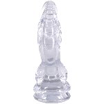 Фентезійний фалоімітатор Doc Johnson Crystal Jellies - Invader Dong 8.5 Inch - Clear - мініатюра 3