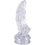 Фентезійний фалоімітатор Doc Johnson Crystal Jellies - Invader Dong 8.5 Inch - Clear - мініатюра 1