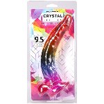 Фалоімітатор Doc Johnson Crystal Jellies - 9.5 Inch Dildo - Rainbow - мініатюра 5