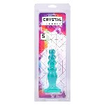 Дилдо Doc Johnson Crystal Jellies - Anal Delight - 5 Inch - Teal - мініатюра 2